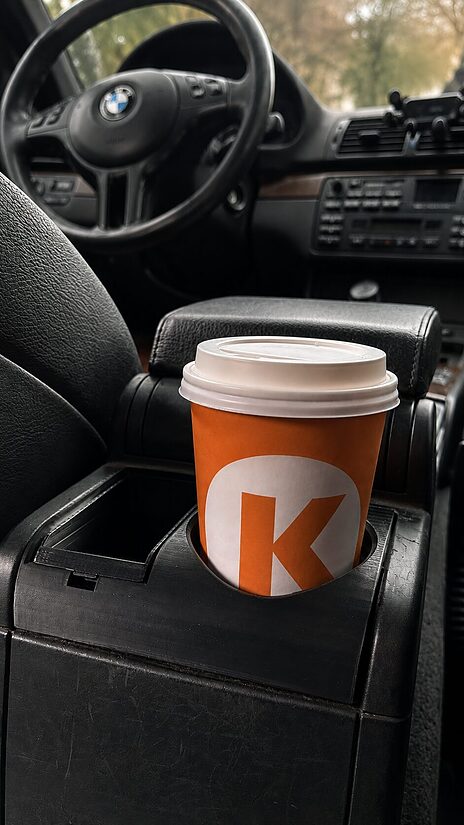 BMW E46 Rear Cup Holder with Storage Compartment